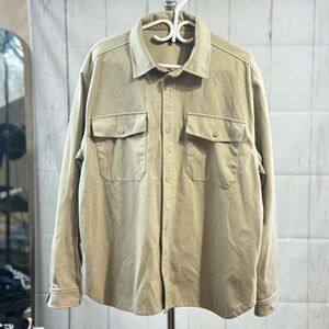 501. Oak+Fort men’s button down jacket/shacket, size XL
